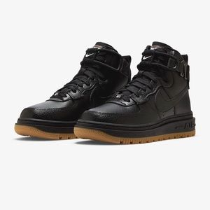 Brand new Womens Nike Air Force 1s size 8 black boot 2.0 in box